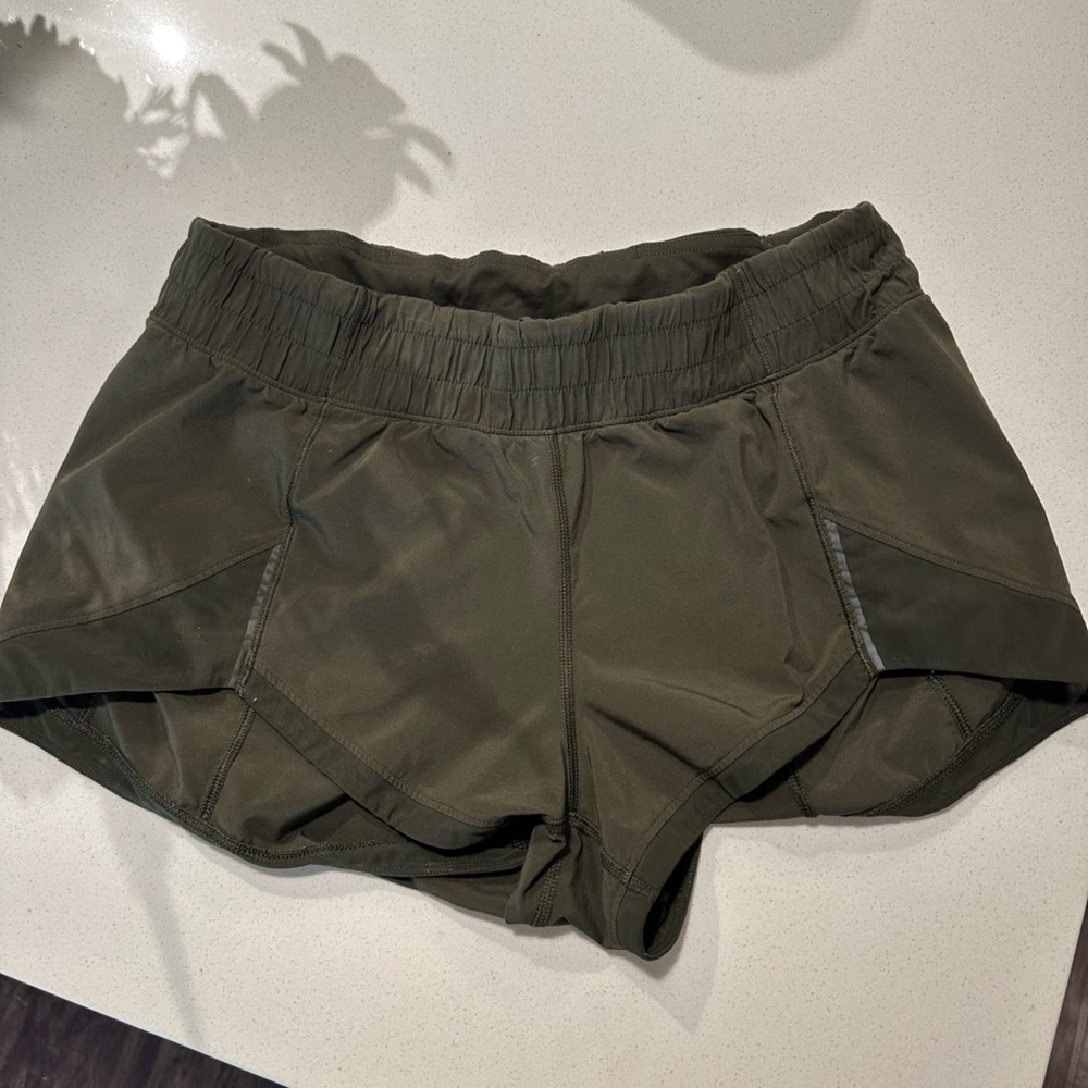 Lululemon Dark green shorts